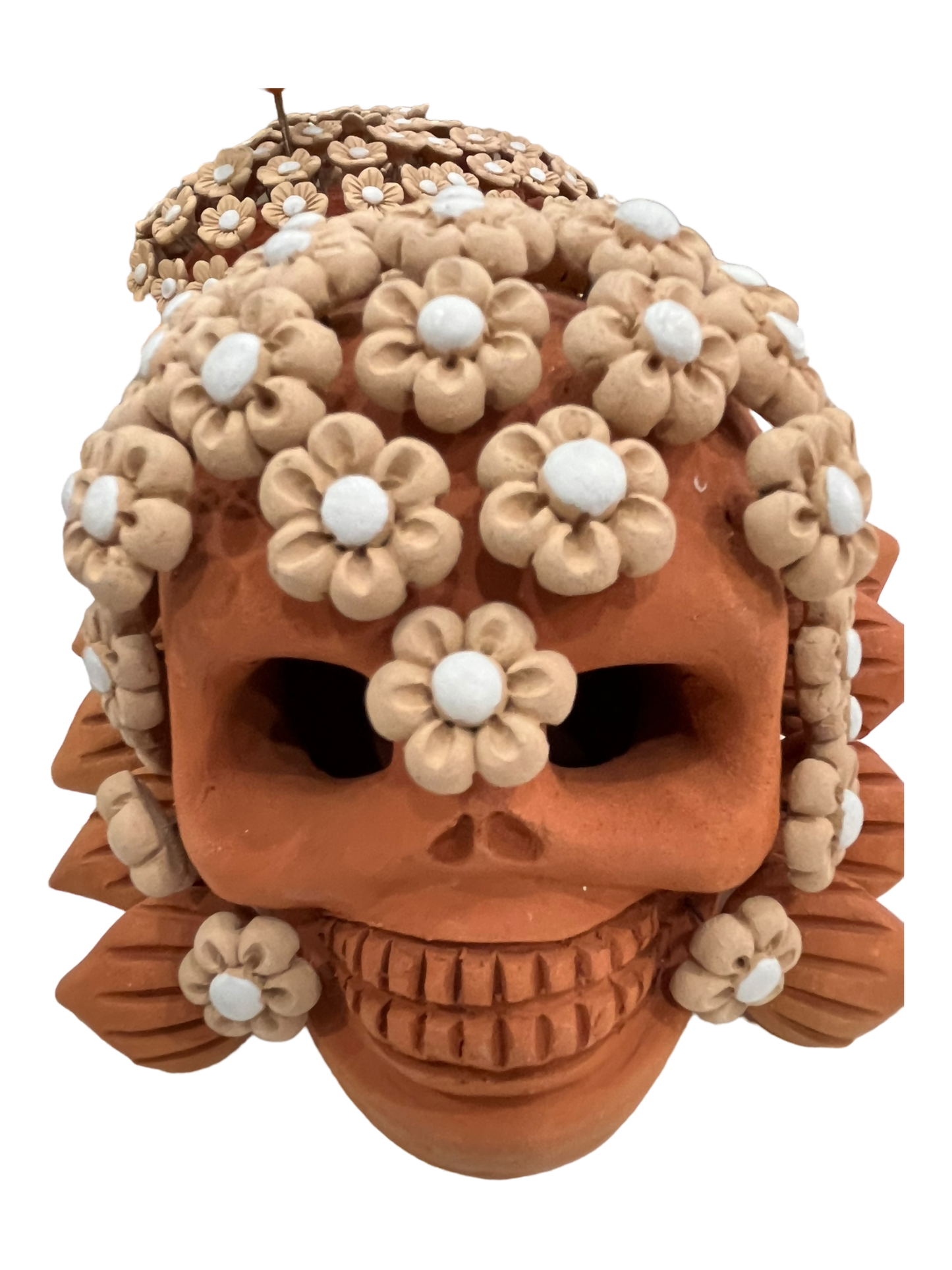 Calavera de flores