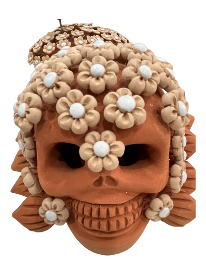 Calavera de flores